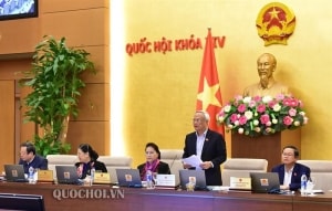 thong qua nghi quyet sap xep don vi hanh chinh cap huyen xa o 8 tinh