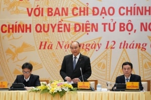 dam bao tien do va chat luong xay dung chinh phu dien tu