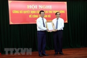 dieu dong bo nhiem can bo tai cac bo cong an quoc phong