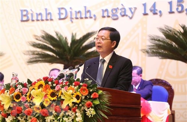 Ong Ho Quoc Dung duoc bau lam Bi thu Tinh uy Binh Dinh khoa XX hinh anh 1