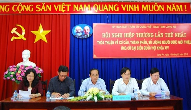Long An thong nhat co cau, thanh phan, so luong ung cu dai bieu QH hinh anh 1