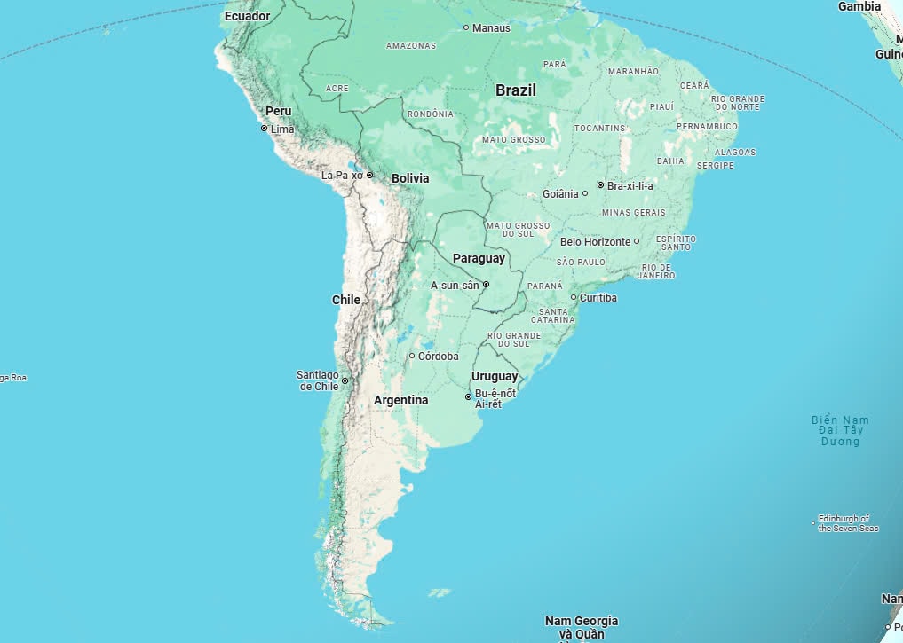 Bản đồ Chile
