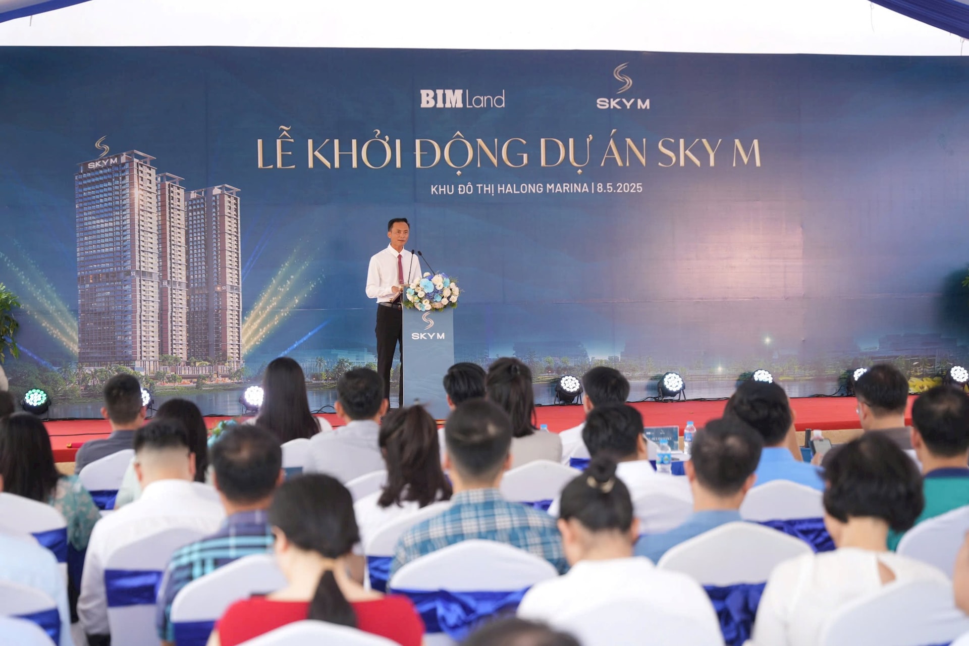 Ông Bùi Anh Đào – Phó Tổng Giám đốc phụ trách khối Xây dựng Tập đoàn BIM phát biểu