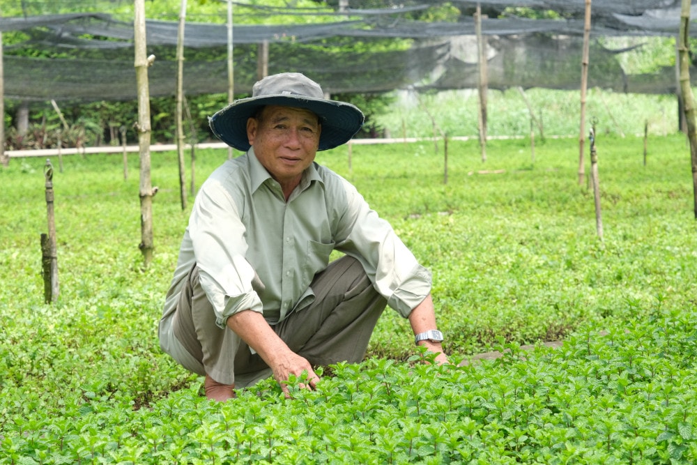 Ông Trần Văn Chính (xã Phước Lâm, huyện Cần Giuộc)