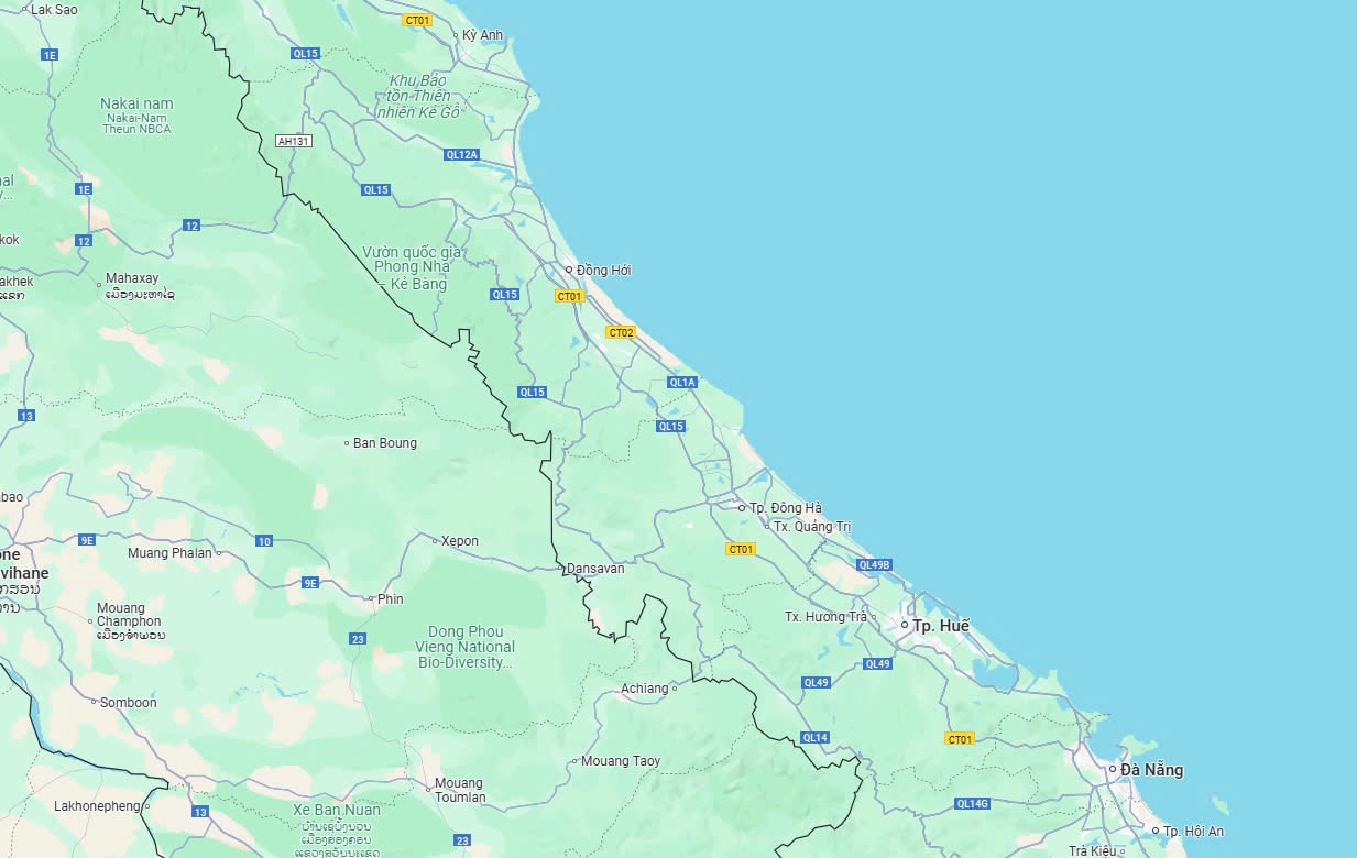 bản đồ bình trị thiên