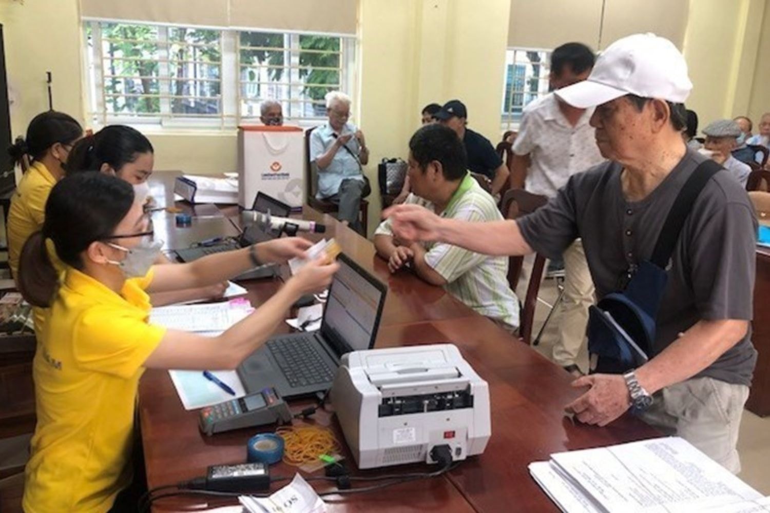 lấy lại lương hưu