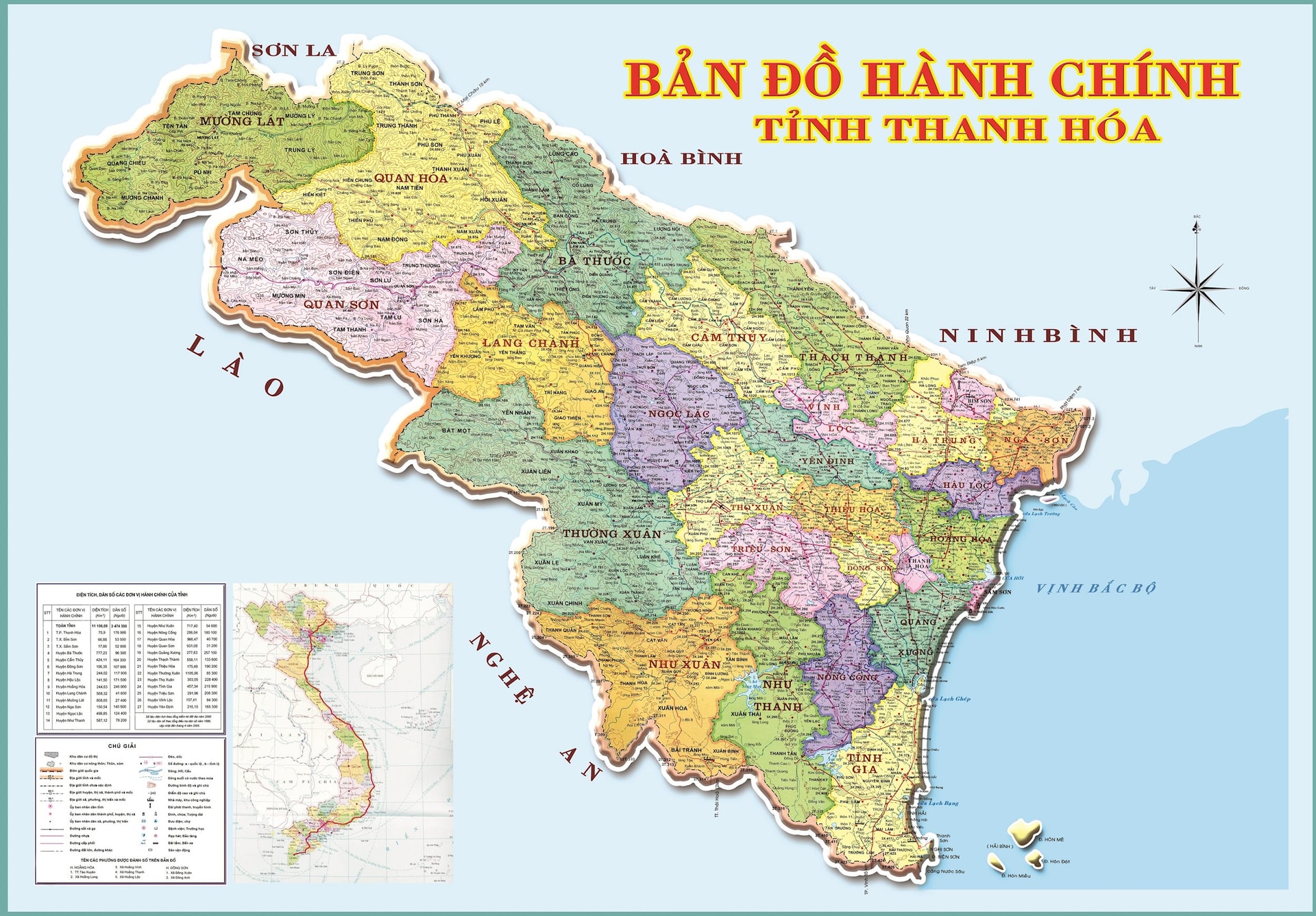 Bản đồ Thanh Hóa