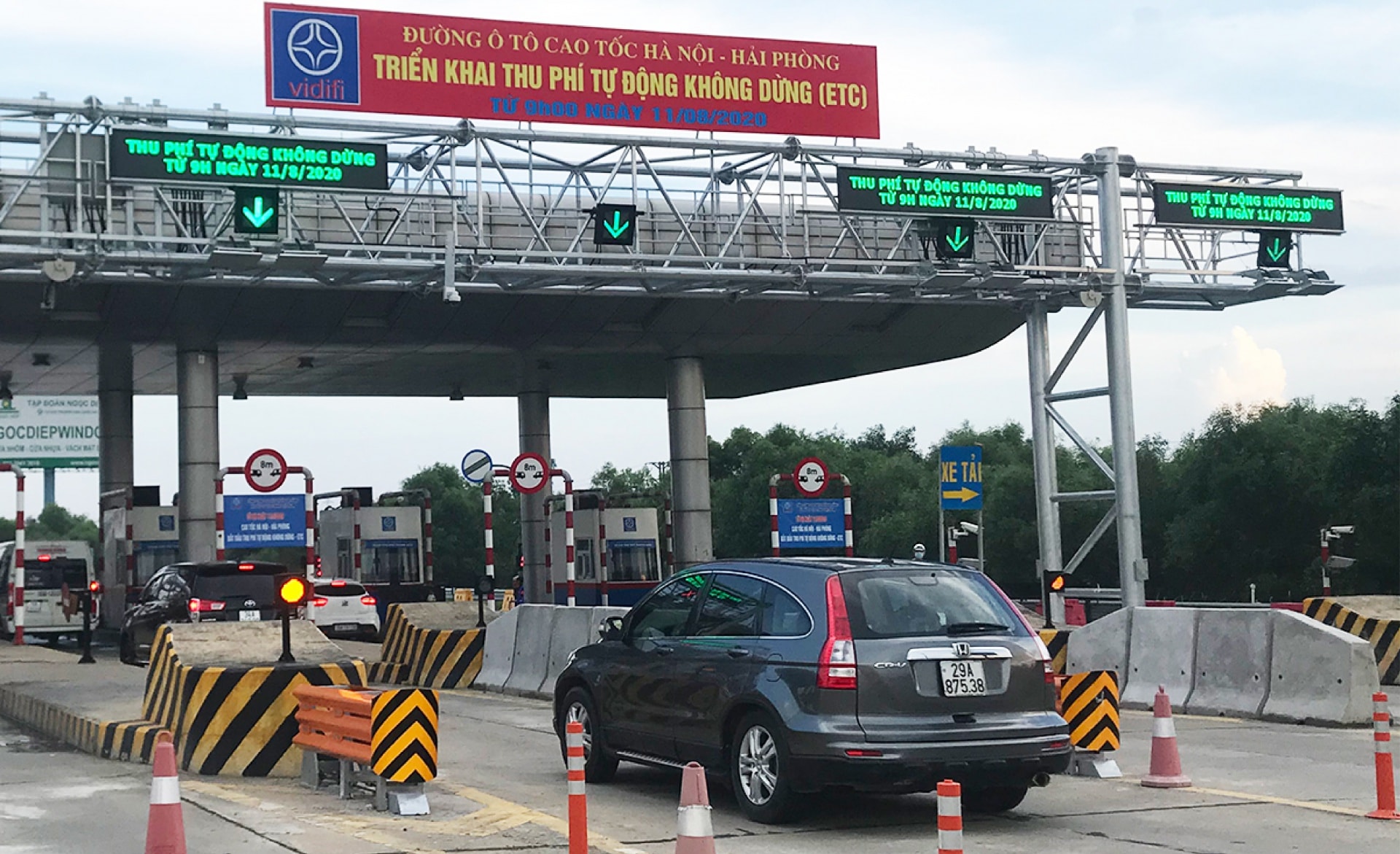 làn thu phí tự động