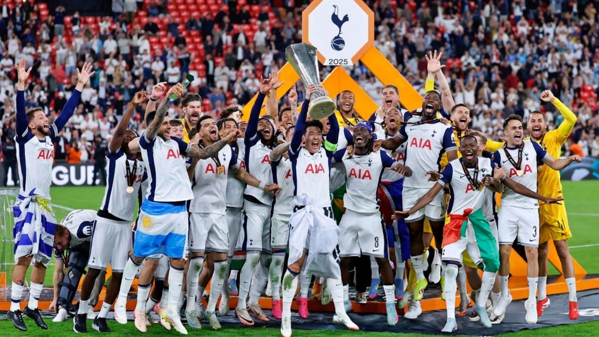 tottenham vô địch c2 2025 châu Âu