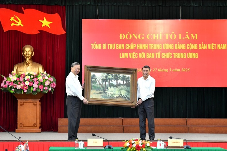 Tổng Bí thư Tô Lâm làm việc với Ban Tổ chức Trung ương ảnh 3