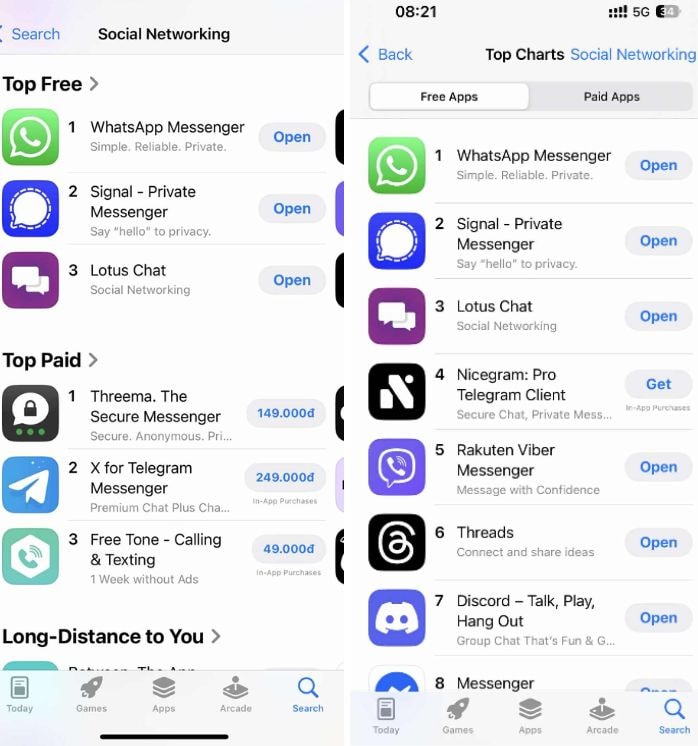 app lotus chat