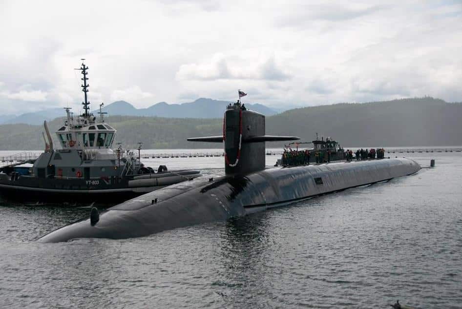 Trident II D5 được trang bị trên tàu ngầm