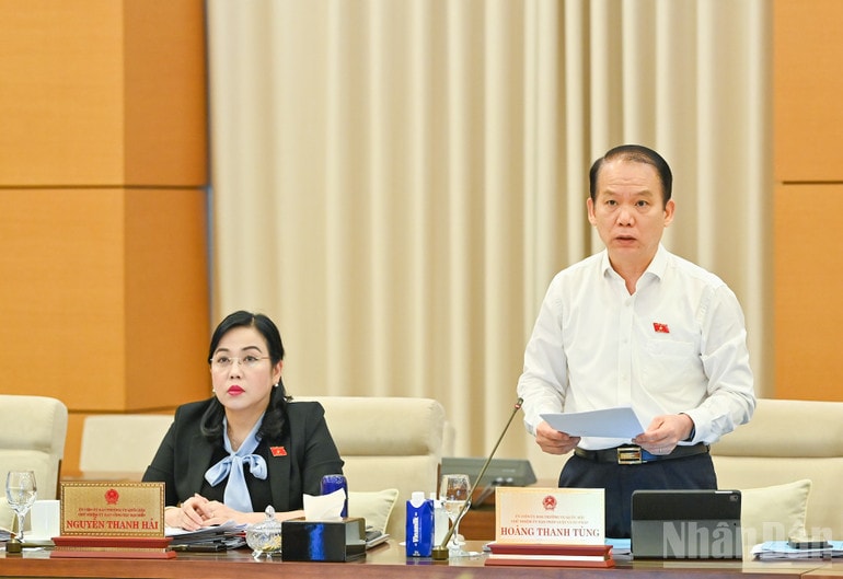 Chủ nhiệm Ủy ban Pháp luật và Tư pháp Hoàng Thanh Tùng. (Ảnh: DUY LINH) ndo_br_cn-hoang-thanh-tung.jpg