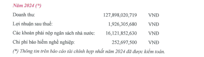 Kết quả kinh doanh BDO năm 2024