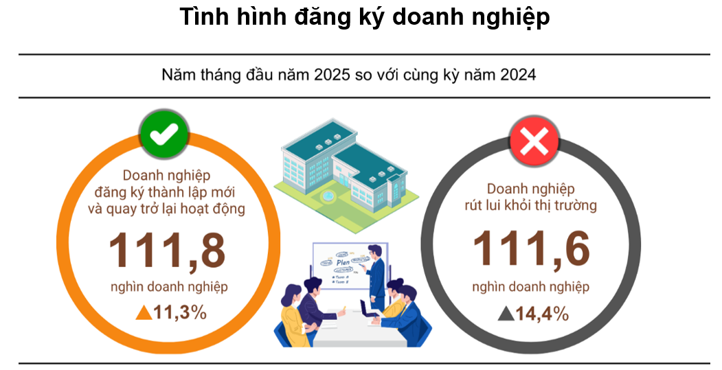 doanh nghiệp 5 tháng