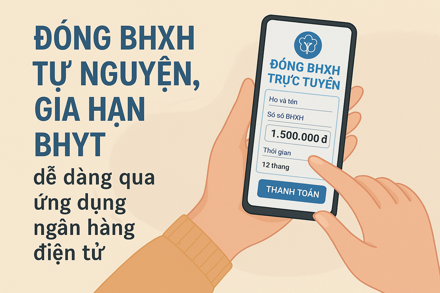 đóng bảo hiểm trực tuyến dễ dàng