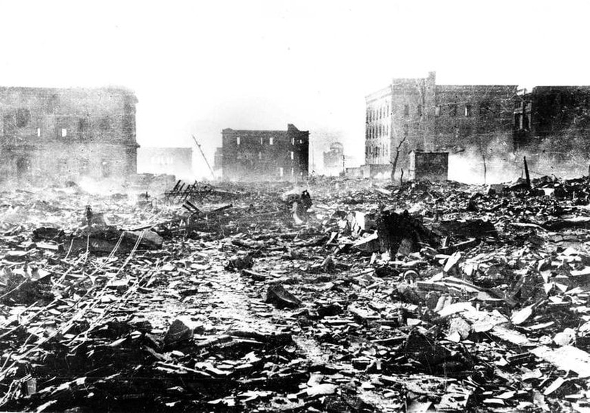 Hiroshima sau khi bị thả bom