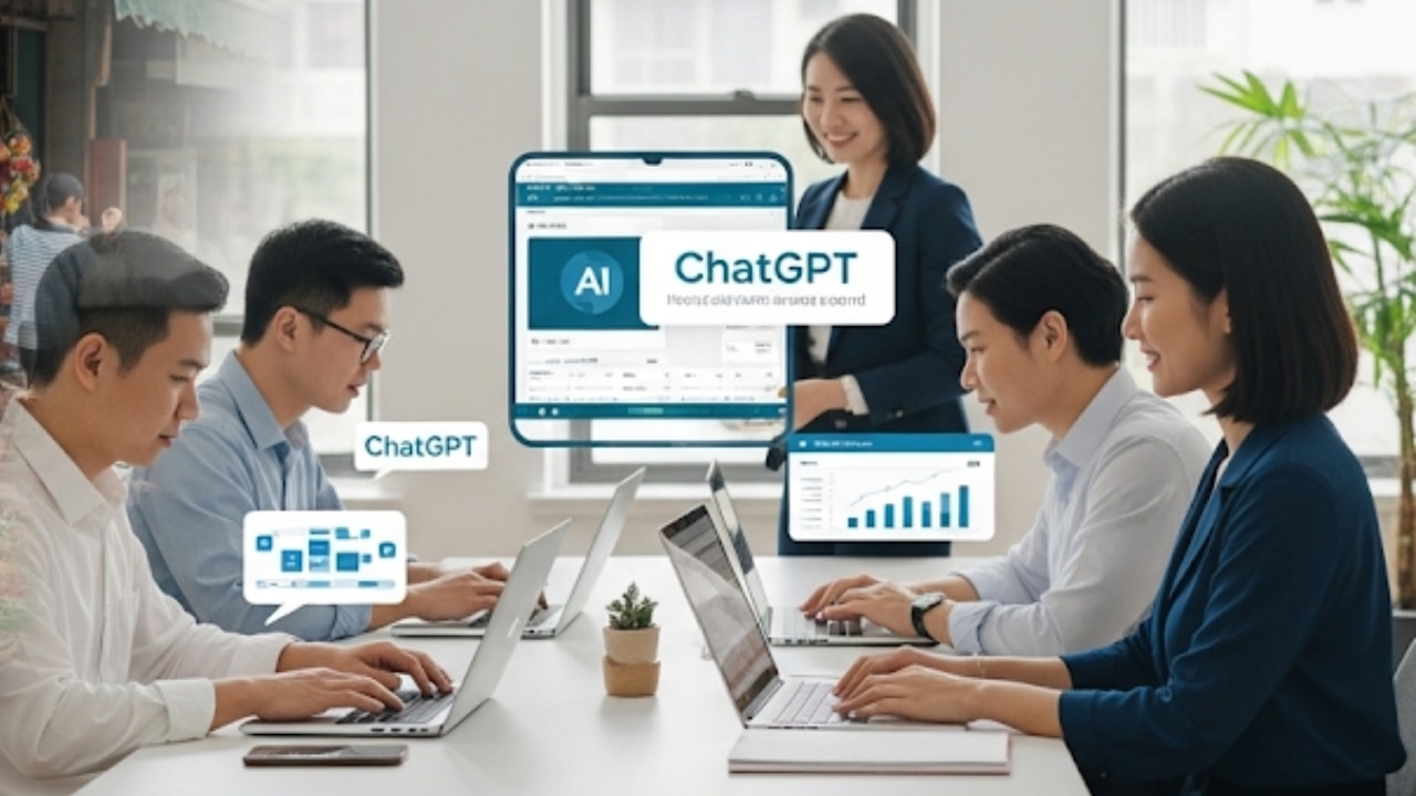 chat GPT làm việc