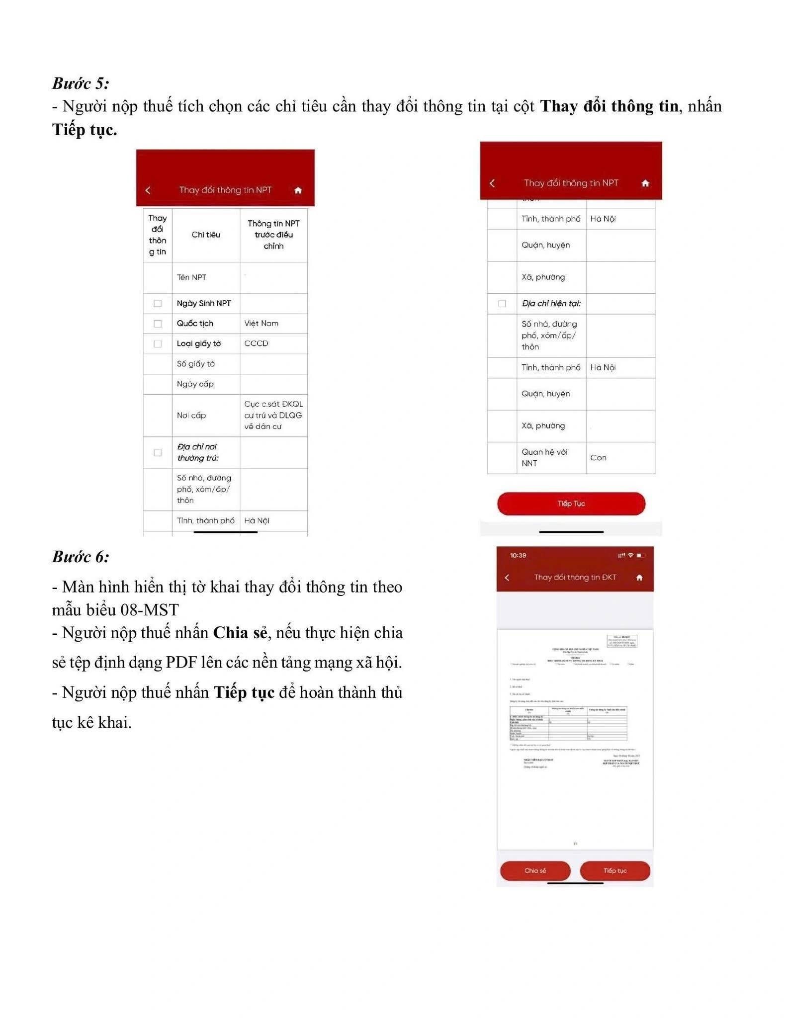 hướng dẫn kê khai thuế 9