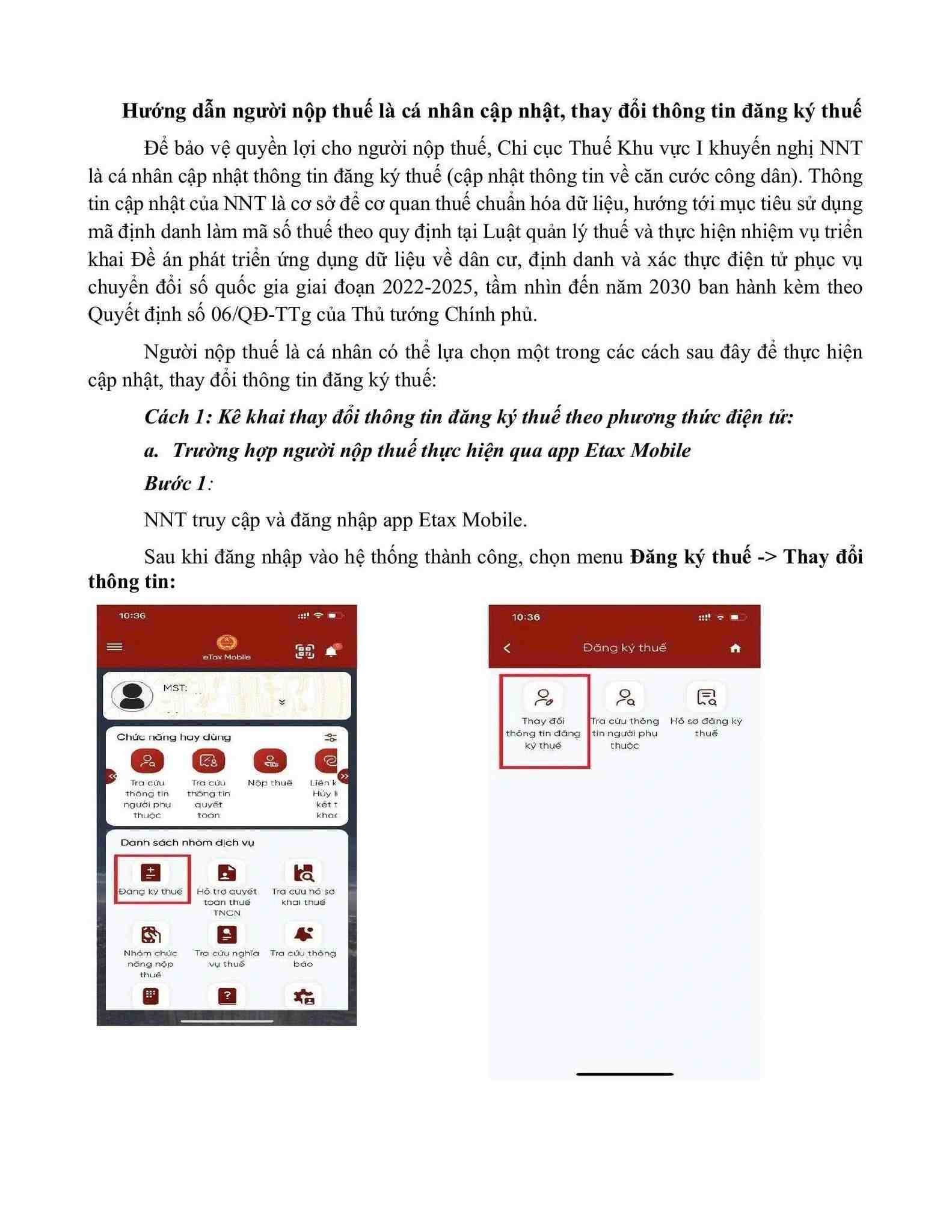 hướng dẫn kê khai thuế