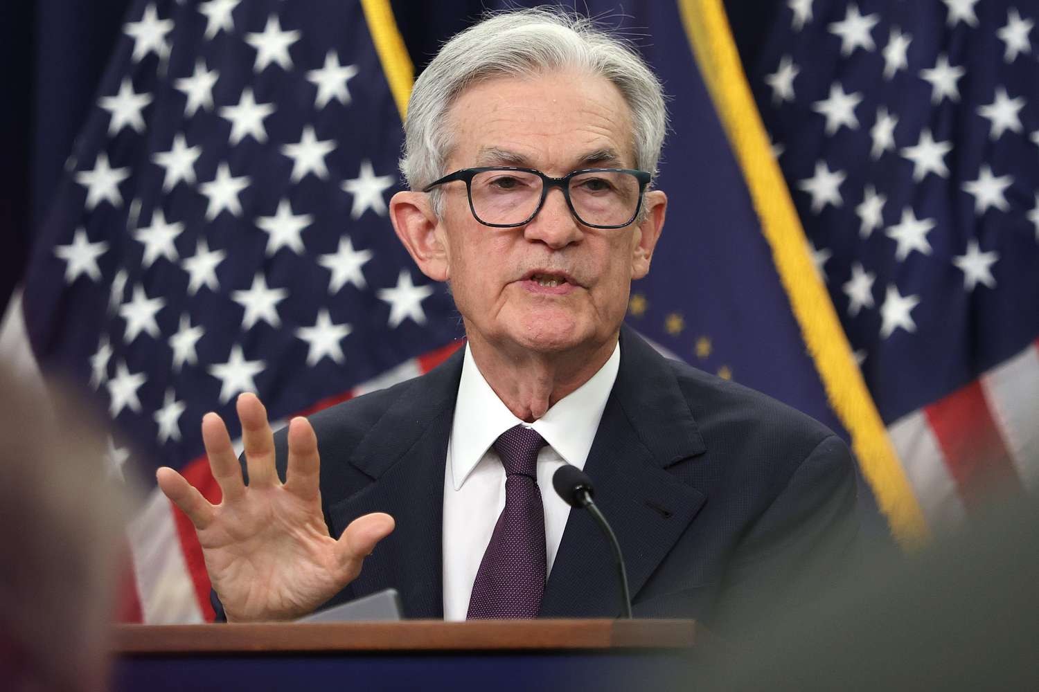 Chủ tịch Fed Jerome Powell trong cuộc họp báo ngày 18.6