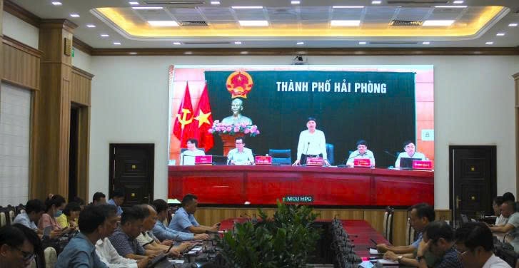 Phiên thử nghiệm lần 1 này là lần đầu tiên 114 xã, phường, đặc khu của TP Hải Phòng mới cùng kết nối trực tuyến.