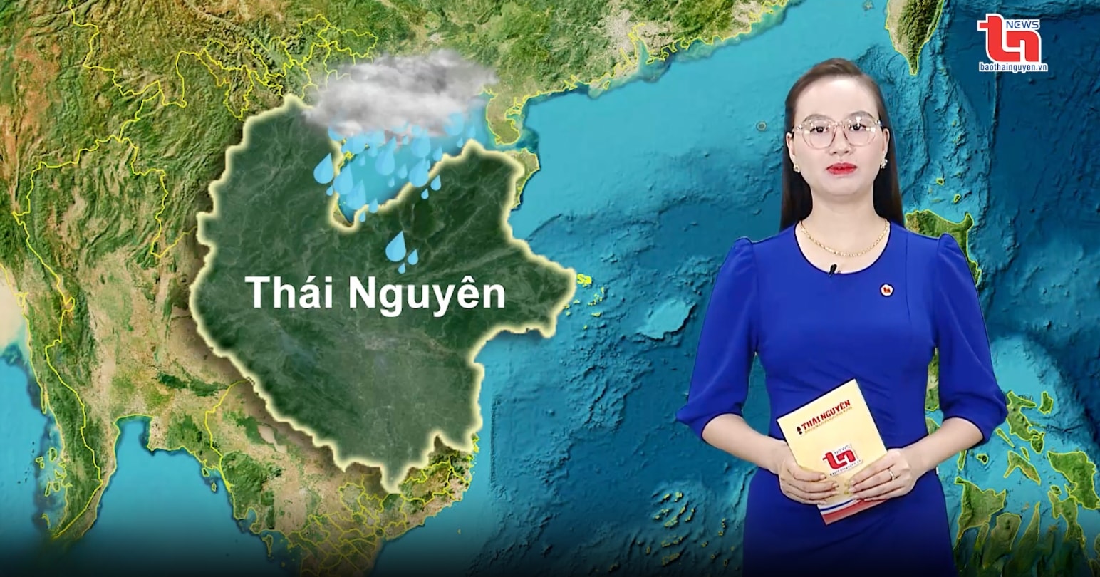 dự báo thời tiết Thái Nguyên hôm nay