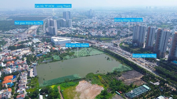 ga thủ thiêm đường sắt cao tốc bắc nam