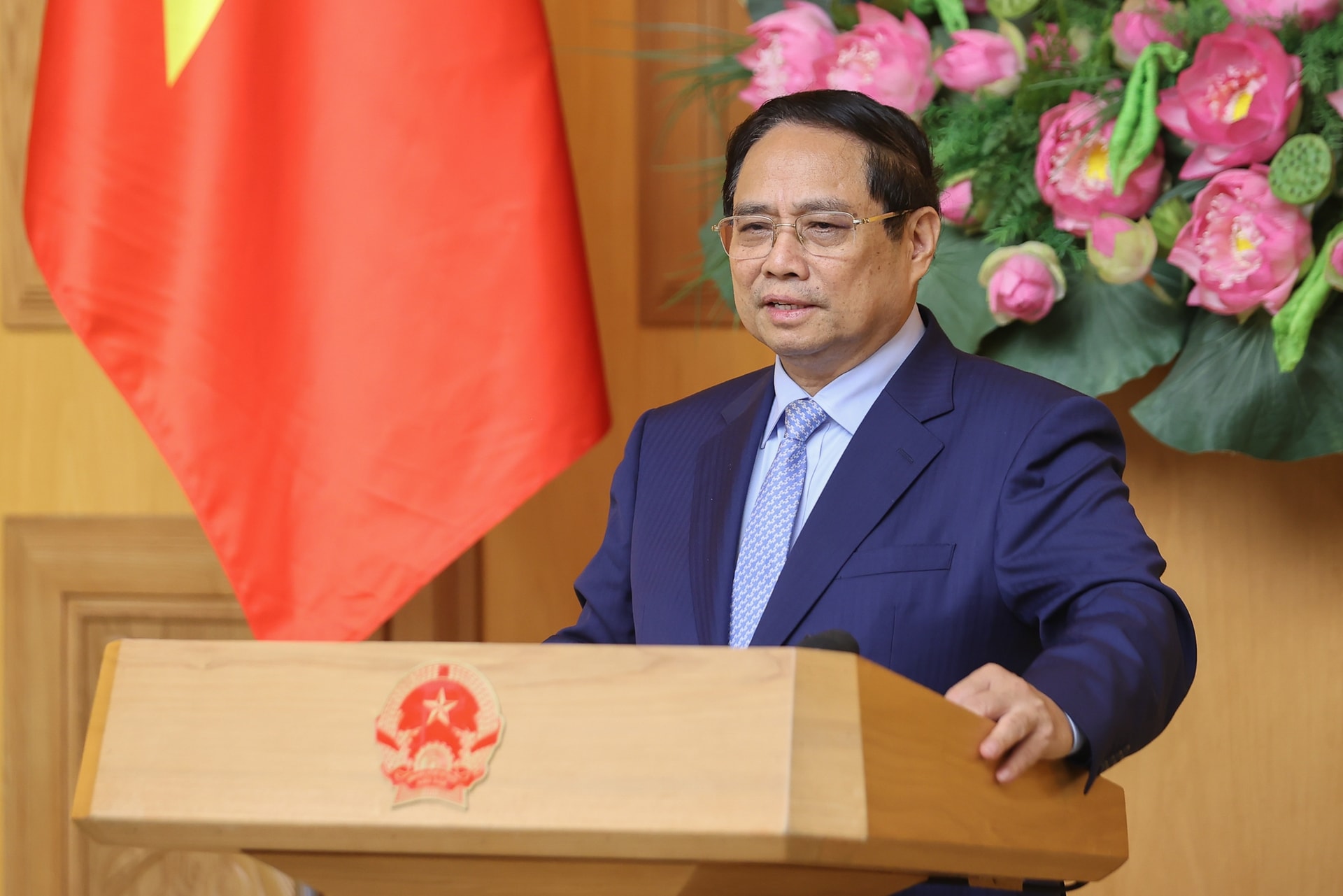 Thủ tướng kêu gọi các doanh nghiệp Anh thực hiện 6 đột phá cùng Việt Nam- Ảnh 1. Thủ tướng kêu gọi các doanh nghiệp Anh thực hiện 6 đột phá cùng Việt Nam- Ảnh 1.