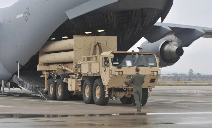 Bệ phóng của tổ hợp THAAD được Mỹ chuyển tới Israel