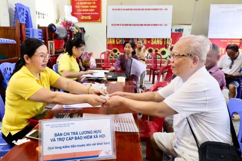 lịch lương hưu tháng 7