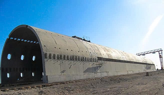 Hầm chắn gió tuyến đường sắt cao tốc Lan Châu đến Urumqi