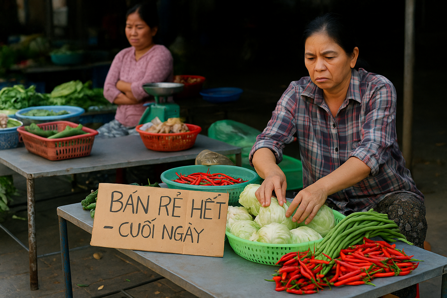 Thà bán đổ còn hơn xách rổ về không