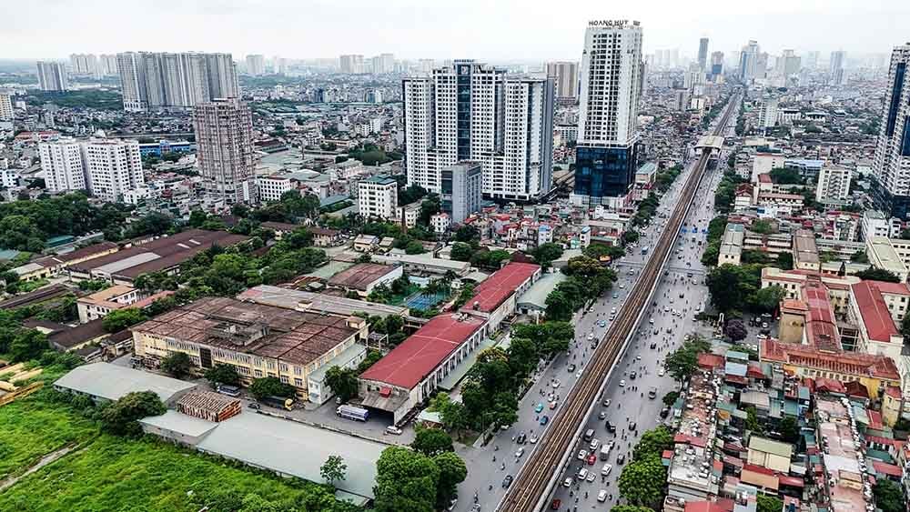 Khu đất này từng thuộc sở hữu của Công ty cổ phần Xà phòng Hà Nội (Haso), Công ty cổ phần Bột giặt LIX và Công ty Thuốc lá Thăng Long