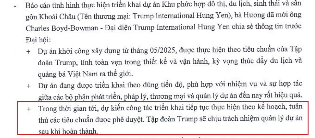 dự án Trump HY