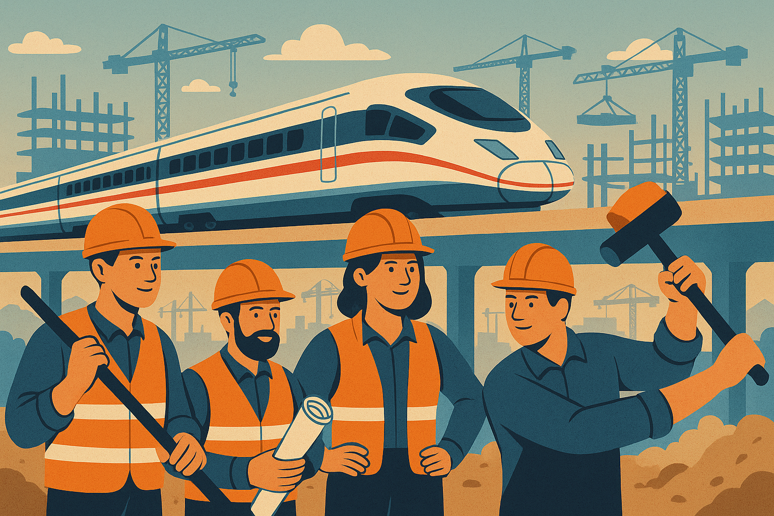 Việc làm ở đường sắt cao tốc Bắc Nam