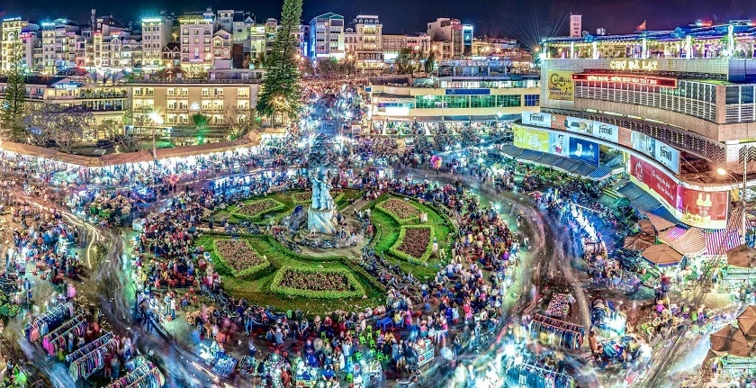 chợ đêm đà lạt