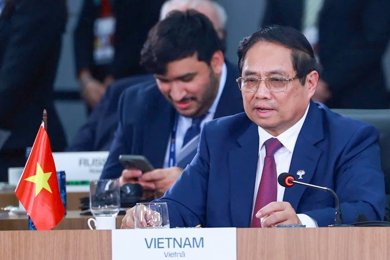 Thủ tướng nêu 3 đề xuất quan trọng tại Phiên thảo luận cấp cao BRICS mở rộng- Ảnh 3. Thủ tướng nêu 3 đề xuất quan trọng tại Phiên thảo luận cấp cao BRICS mở rộng- Ảnh 3.