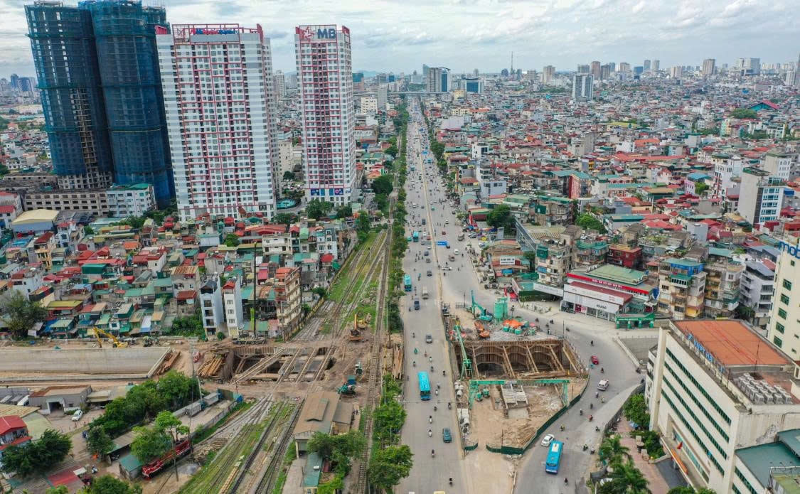 Hầm chui khi hoàn thành kỳ vọng sẽ giải quyết được tình trạng ùn tắc giữa đường Vành đai 2,5 với đường Giải Phóng