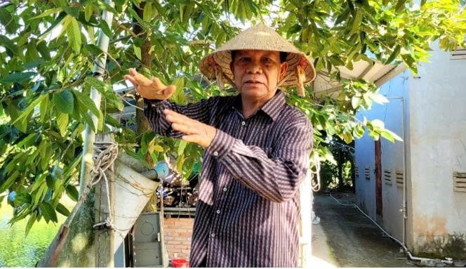 Ông Bảnh rất tâm huyết với giống cá của mình