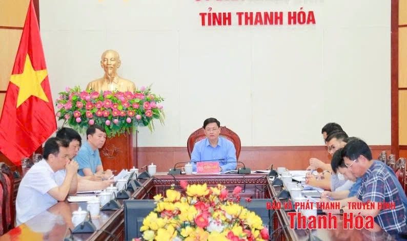 Phó Chủ tịch UBND tỉnh Mai Xuân Liêm dự tại điểm cầu Thanh Hóa