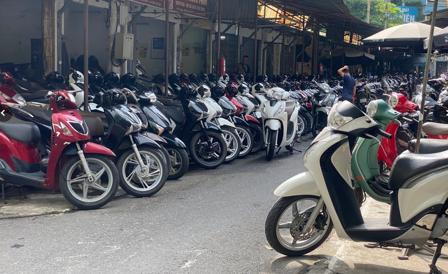 chợ xe máy cũ hà nội