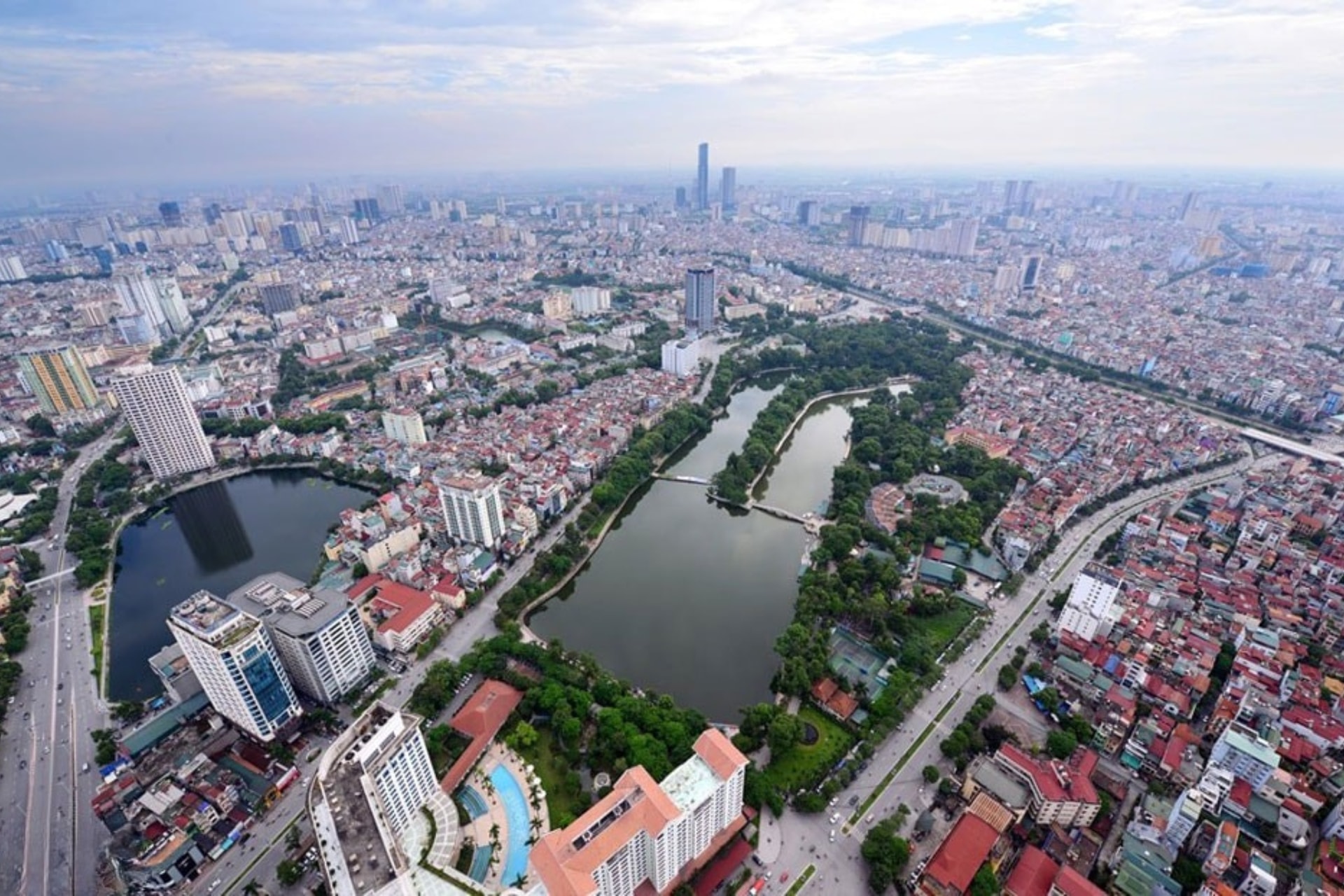 thành phố hà nội trên cao