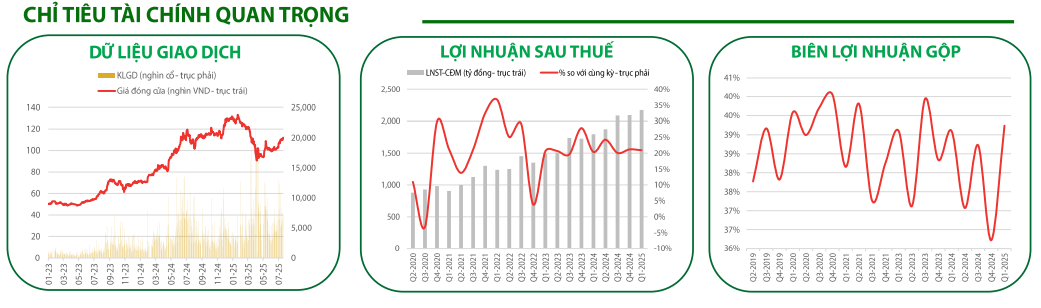 Các chỉ tiêu quan trọng của FPT