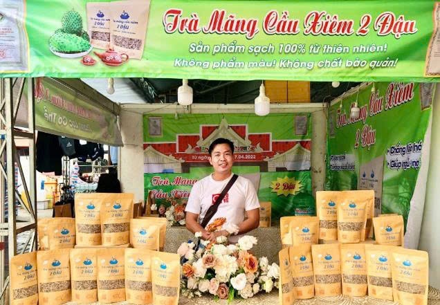 Mặt hàng của anh Đậu được cung ứng ra thị trường