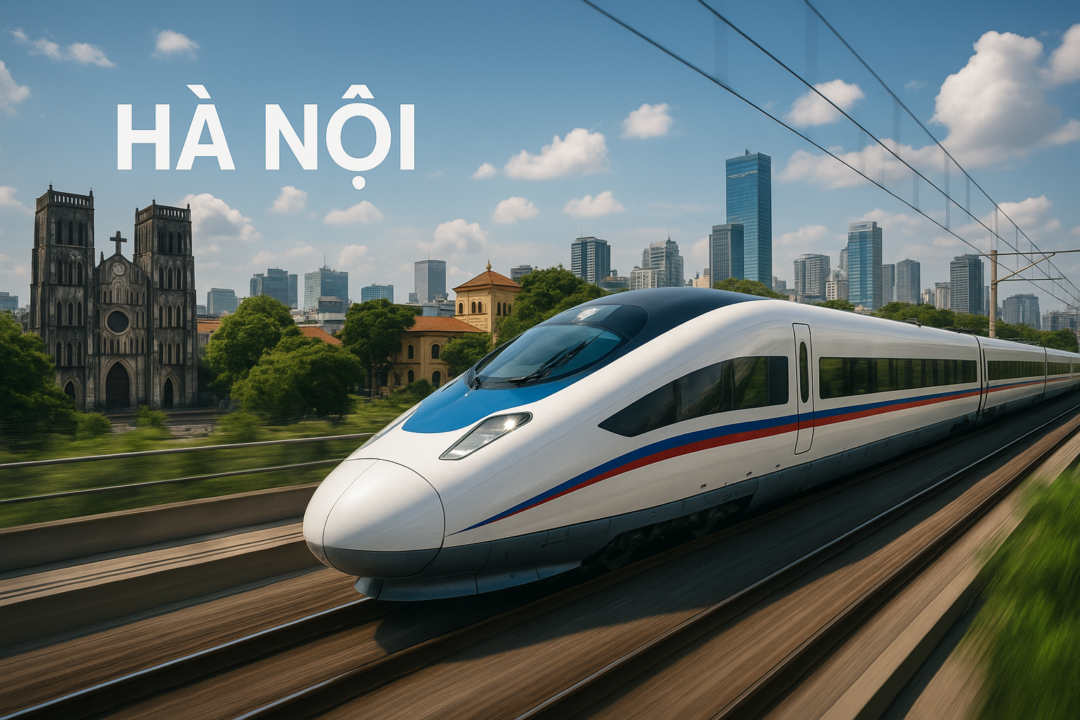 Hà Nội đẩy nhanh tiến độ dự án đường sắt cao tốc