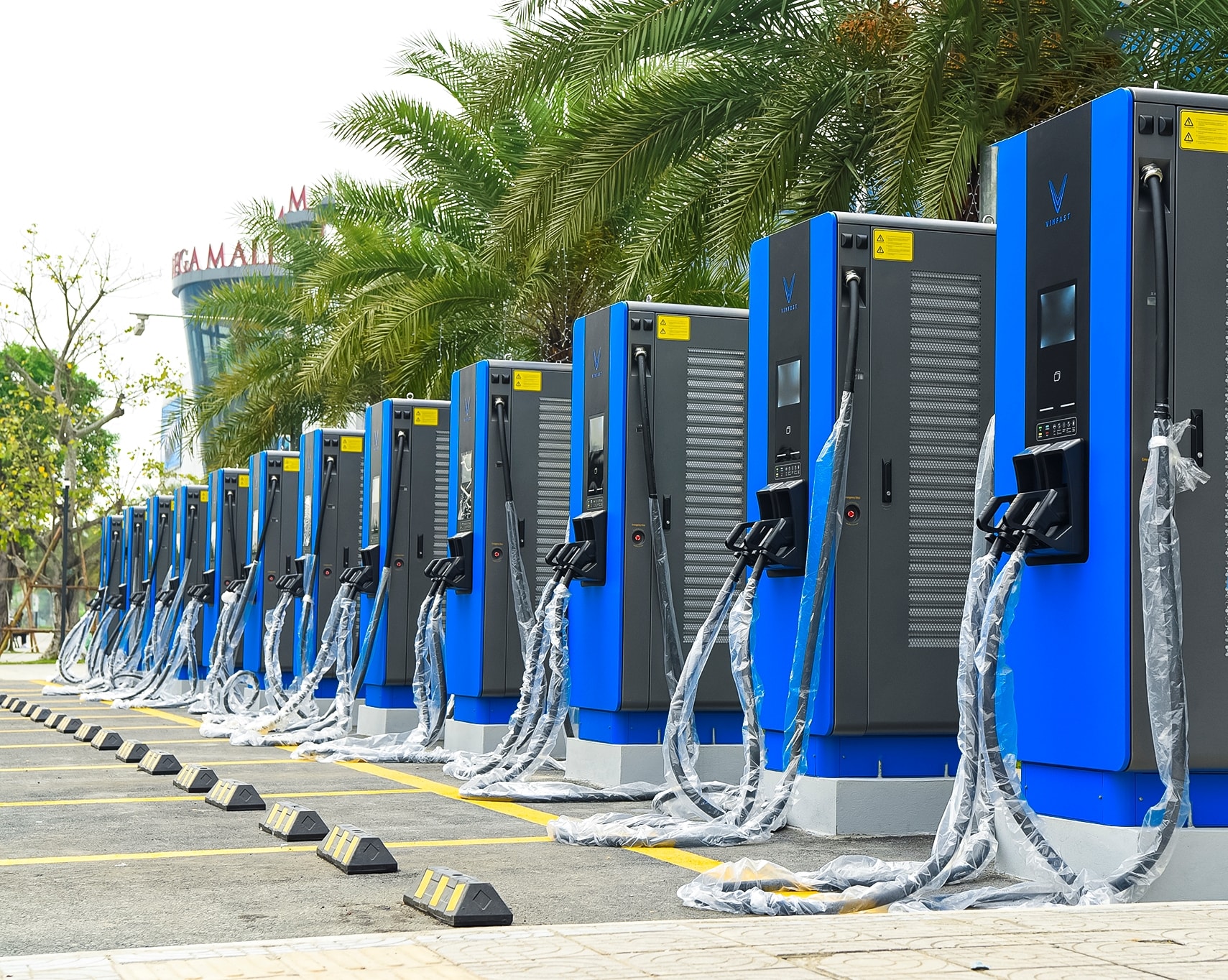 Sẽ có 2 trạm sạc xe điện ngay trong tháng 8 dọc tuyến Vành đai 1 Hà Nội 