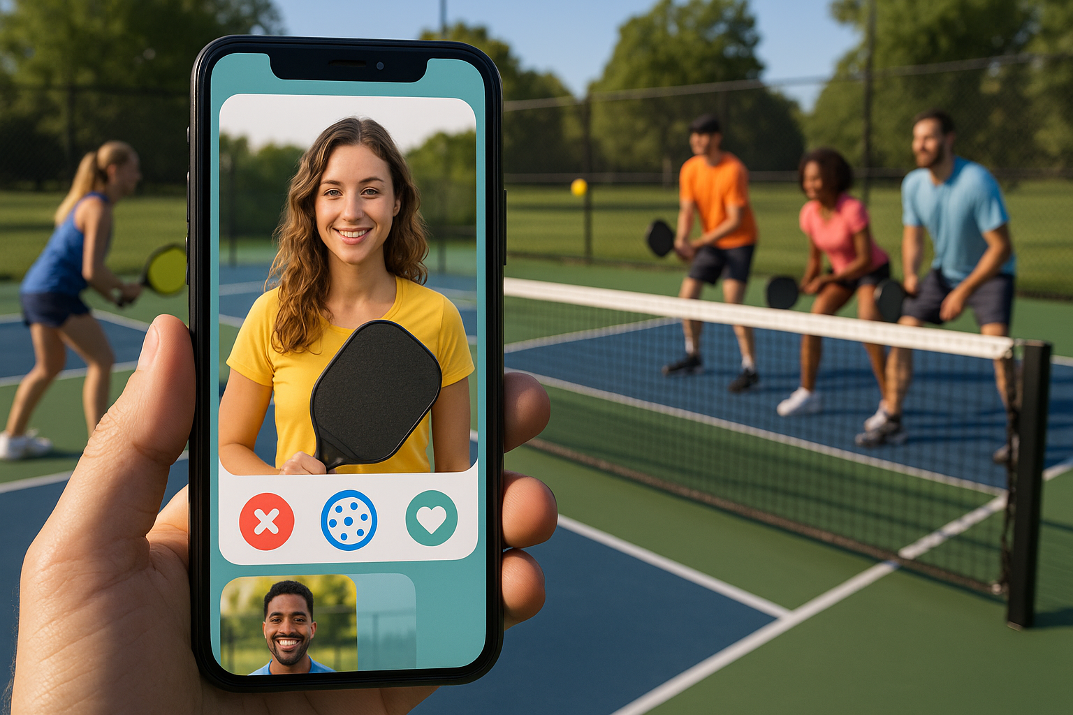 Pickleball match