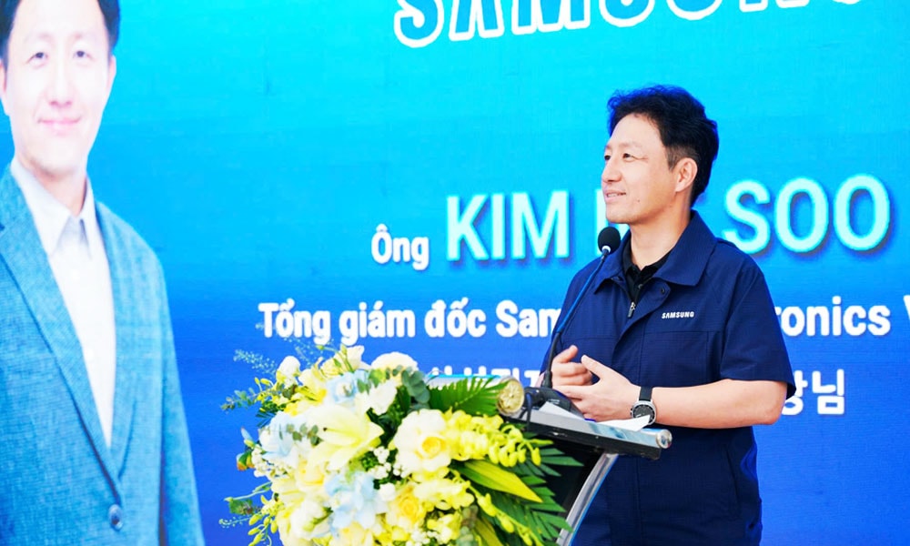 Tổng Giám đốc SEV Kim Iee Soo phát biểu tại sự kiện