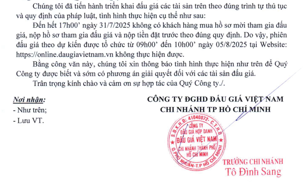 Lý do không có người đăng ký tham gia